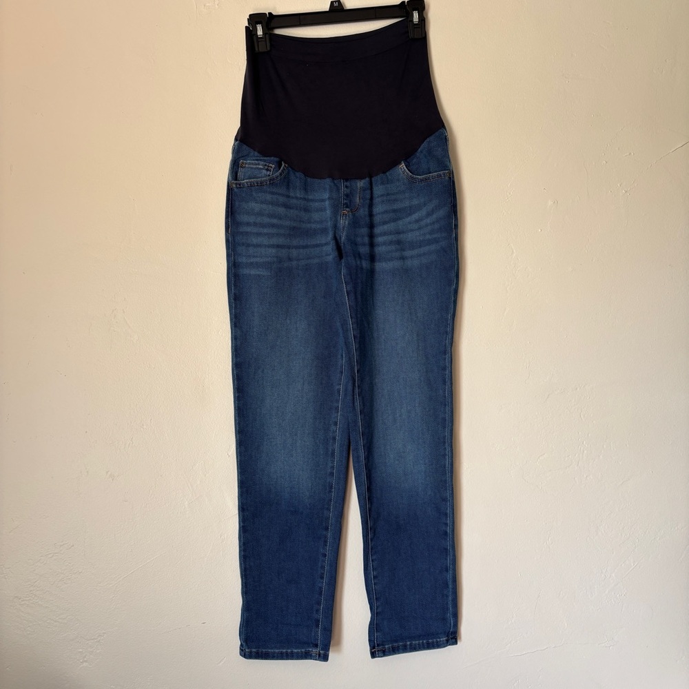 Sonoma Girlfriend Crop Full- Coverage Band Maternity Pull-on Jeans, Size 4